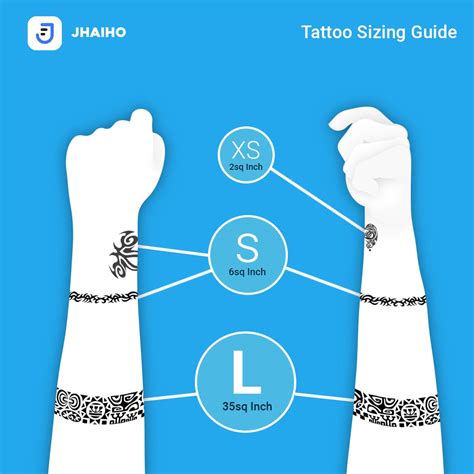 tattoo sizes inches|average medium sized tattoos.